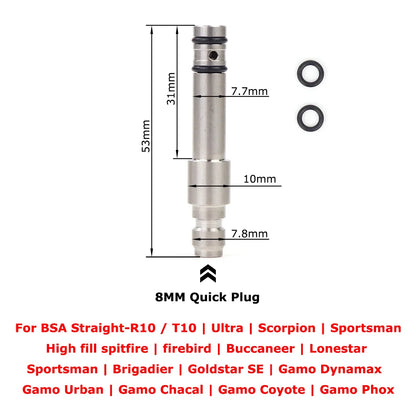 Air Filling Probe for FX Hatsan,BSA,Webley,SMK Artemis,Cricket,WEIHRAUCH,Walther Rotex R8 and RM8,Brocock, PR900