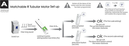 Original Dooya DC90 Single Channel Transmitter for Dooya Motors, RF 433MHZ Remote Control,  Dooya Automatic Curtain Accessories - ALPENZO