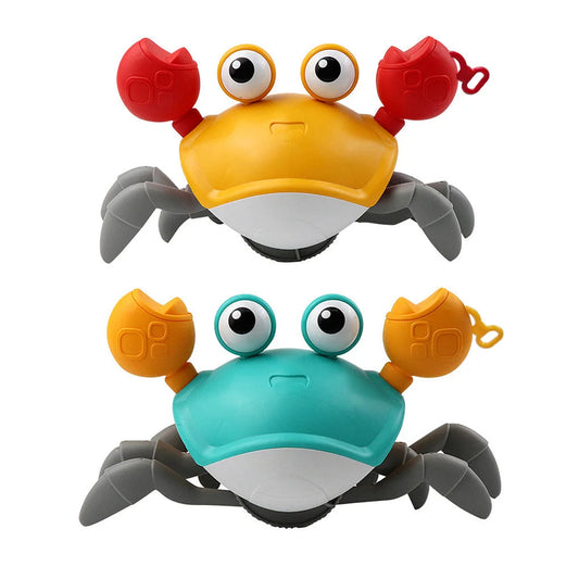 Baby Bath Tub Water Play Crab Toy Clockwork Portable Beach Children Shower Accessory Baby Pulling a String To Learn to Walk ALPENZO