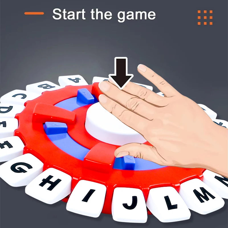 Spanish Basta Game Fast-paced Family Gathering Letter Toys For Adults Children Letters Learning Lengua española Juegos De Mesas ALPENZO