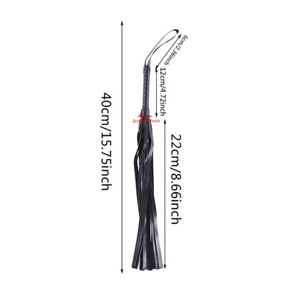 Horsewhip Riding Sports Equipment Anti Slippery PU Leather Handle Horse Whip Riding Horse Racing Equestrian Tool
