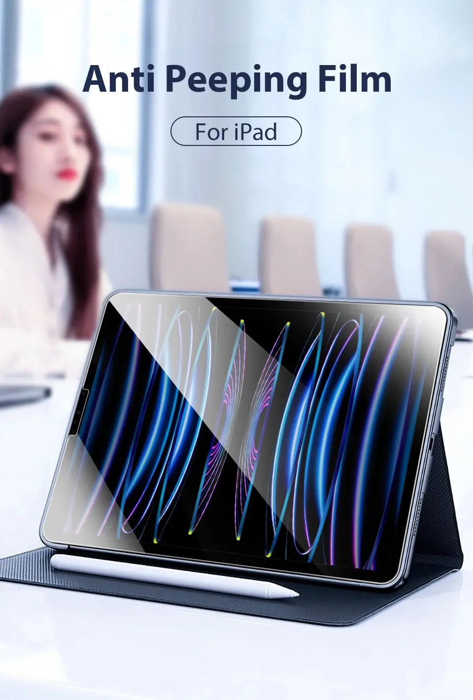Privacy Glass For iPad Pro 12.9 12 9 11 6th 9th 10th 10 Gen Screen Protector For iPad Air 5 4 7th 8th 10.2 Mini 6 Anti-peep Film - ALPENZO