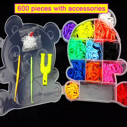 Pantone Color Western European Style Rubber Band Rainbow Knitting Machine Bracelets Loom Bands Arts & Crafts, DIY Toys ALPENZO