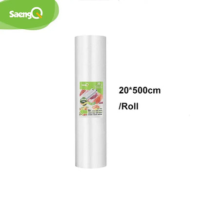saengQ vacuum bags for food Vacuum Sealer Food Fresh Long Keeping 12+15+20+25+30cm*500cm Rolls/Lot bags for vacuum packer - ALPENZO