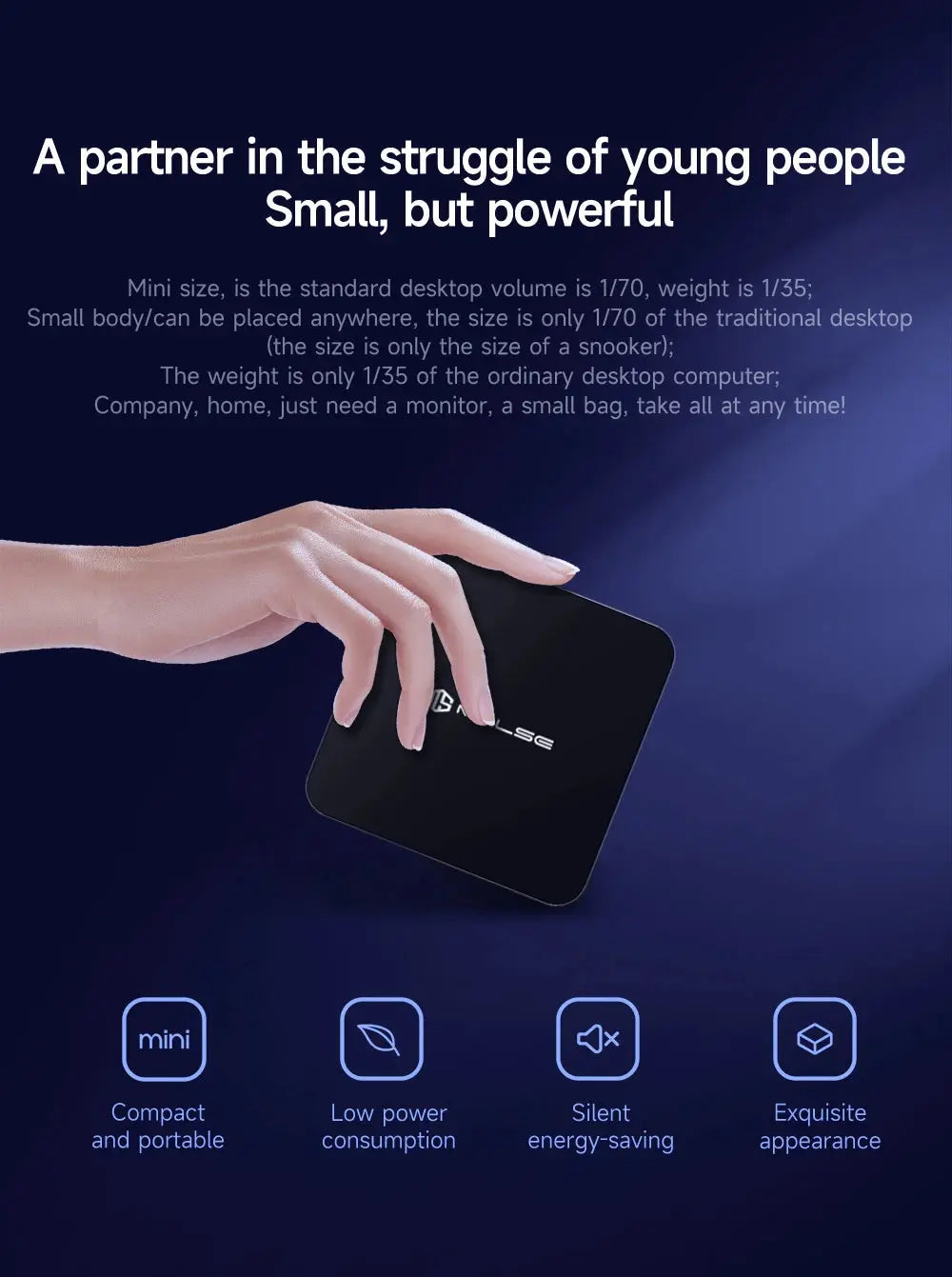 MLLSE G2 Mini PC Windows 11 Pro Alder Lake N100 Intel 12th DDR5 12GB RAM 512GB SSD WiFi 6 BT5.2 Desktop Computer Mini Pc Work - ALPENZO