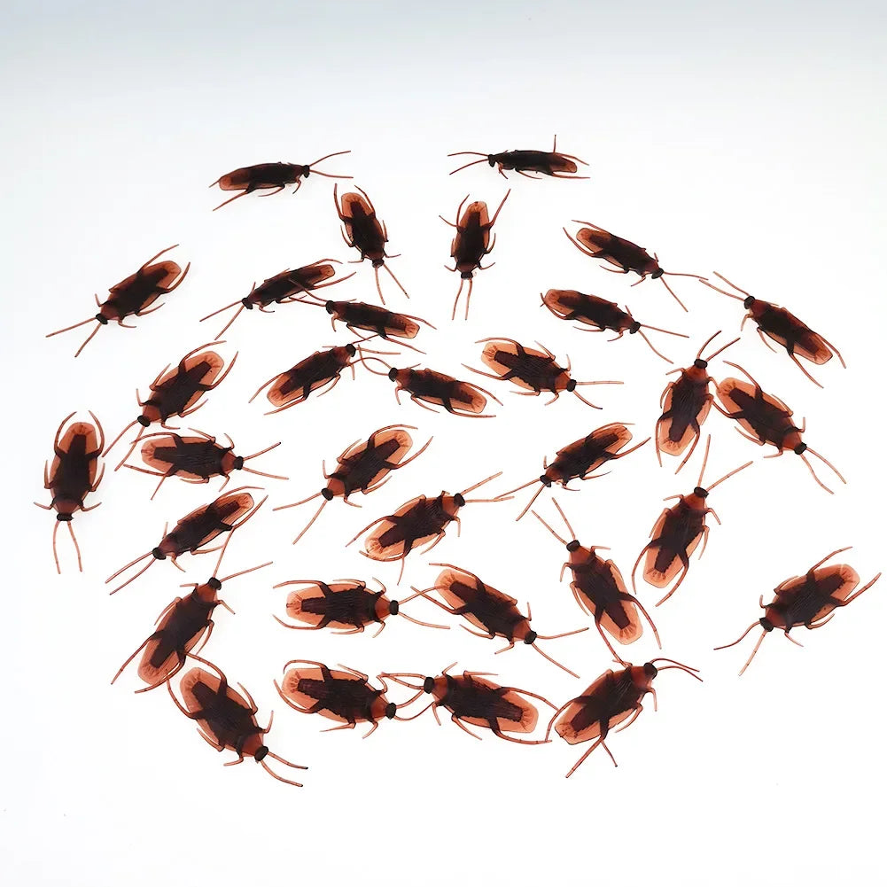 Special Lifelike Model Simulation Fake Rubber Cock Cockroach Roach Bug Roaches Toy Prank Funny Trick Joke Toys April Fools Prank ALPENZO