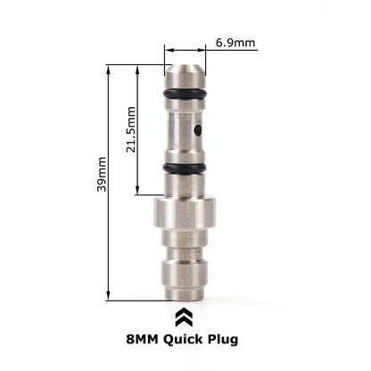 New Air Filling Adapter Fill Probe 8mm Quick Fitting Artemis Snowpeak M16 , P15 , P35 , PP800 , PR900