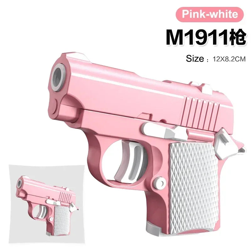Mini 3D Gravity Printing 1911 Children'S Toy Guns Model Fidget Toy for Kids Adults Stress Relief Toy Children Decompression Gift ALPENZO