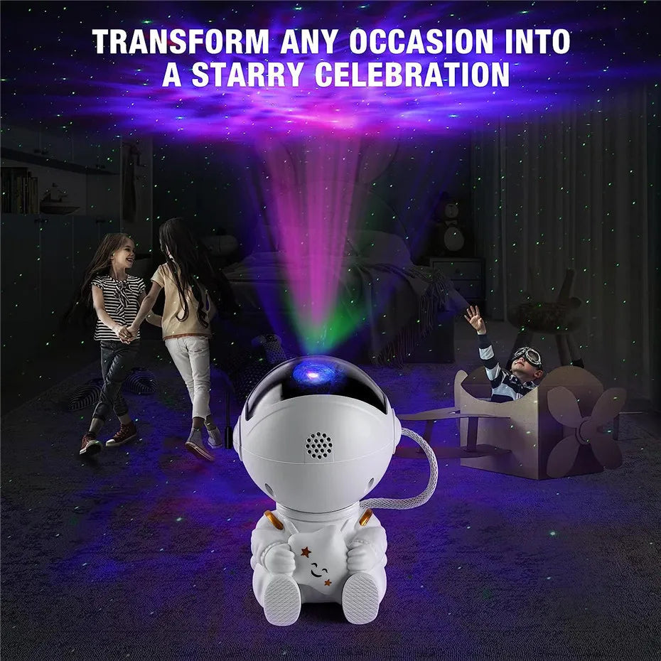 Galaxy Star Astronaut Projector Light Starry Sky Porjectors Lamp Decoration Bedroom Room Nebula LED Night Light Children Gifts ALPENZO