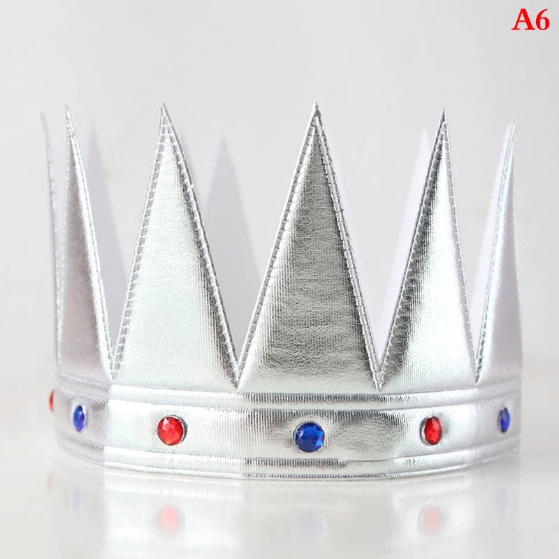 Birthday Crown Hats Girl Queen Hat Boys King Kids Adult Party Hats Party Decorations Crown Supplies ALPENZO