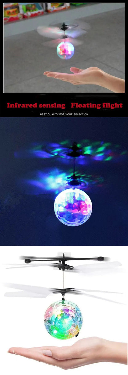 Children's Toy Induction Colorful Crystal Ball Gyroscope Intelligent Induction Floating Ball Luminous Toy ALPENZO