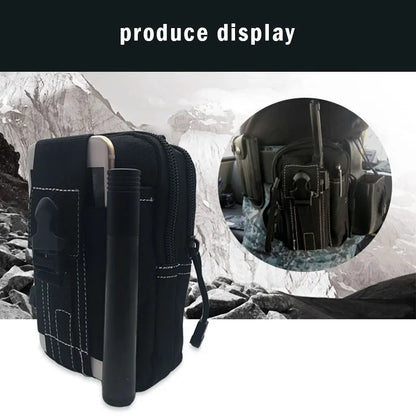 Molle Bag Waist Bag Camouflage Waterproof Nylon Multifunctional Casual Men Waist Bag Men Small Bag Phone Case