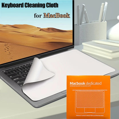 Laptop Screen Cleaner Microfiber Cover Keyboard Blanket Protective Film Cleaning Cloth For MacBook Pro 13/15/16 Inch - ALPENZO