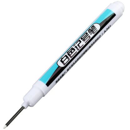 1/4Pcs White Permanent Paint Pen set for Wood Rock Plastic Leather Glass Stone Metal Canvas Ceramic Deep Hole Marker 0.7mm ALPENZO