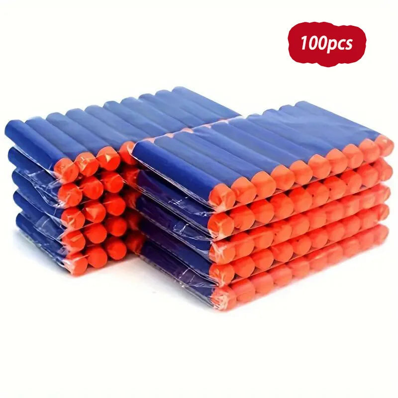 50/100pcs, Blue Filling Darts, Soft Head Bullets Foam Darts, Pistol Children's Toy, Gun Accessories Darts, Soft Toy, Gun Filling ALPENZO