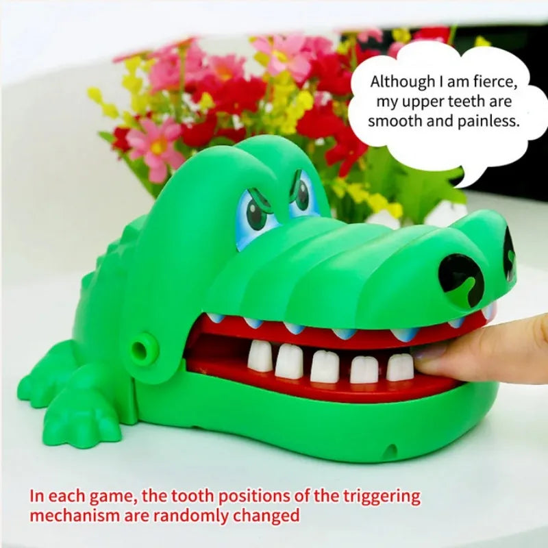 Fun Crocodile Teeth Bite Finger Children Games To Stress Press New Strange Creative Children's Holiday Gift ALPENZO