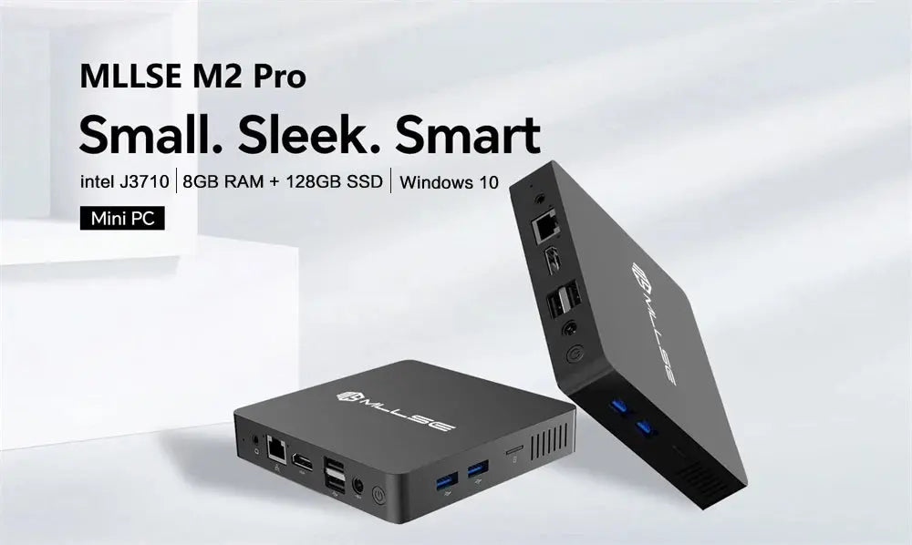 MLLSE Mini PC M2 Air Intel Gemini Lake N4000 Windows 11 6GB RAM 128GB ROM Dual-Band WiFi Bluetooth USB Mini Computer - ALPENZO