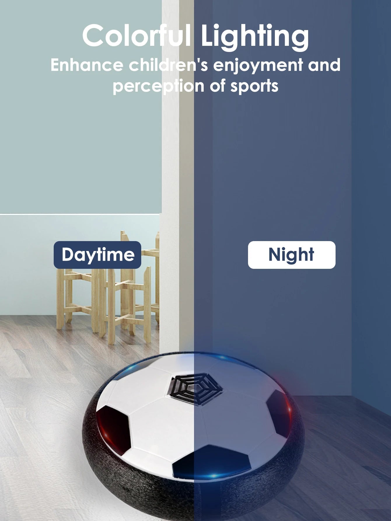 1pcs Floating Football Children's Interactive Football Electric Indoor Parent-child Interactive Sports Toys Creative Sports Toy ALPENZO