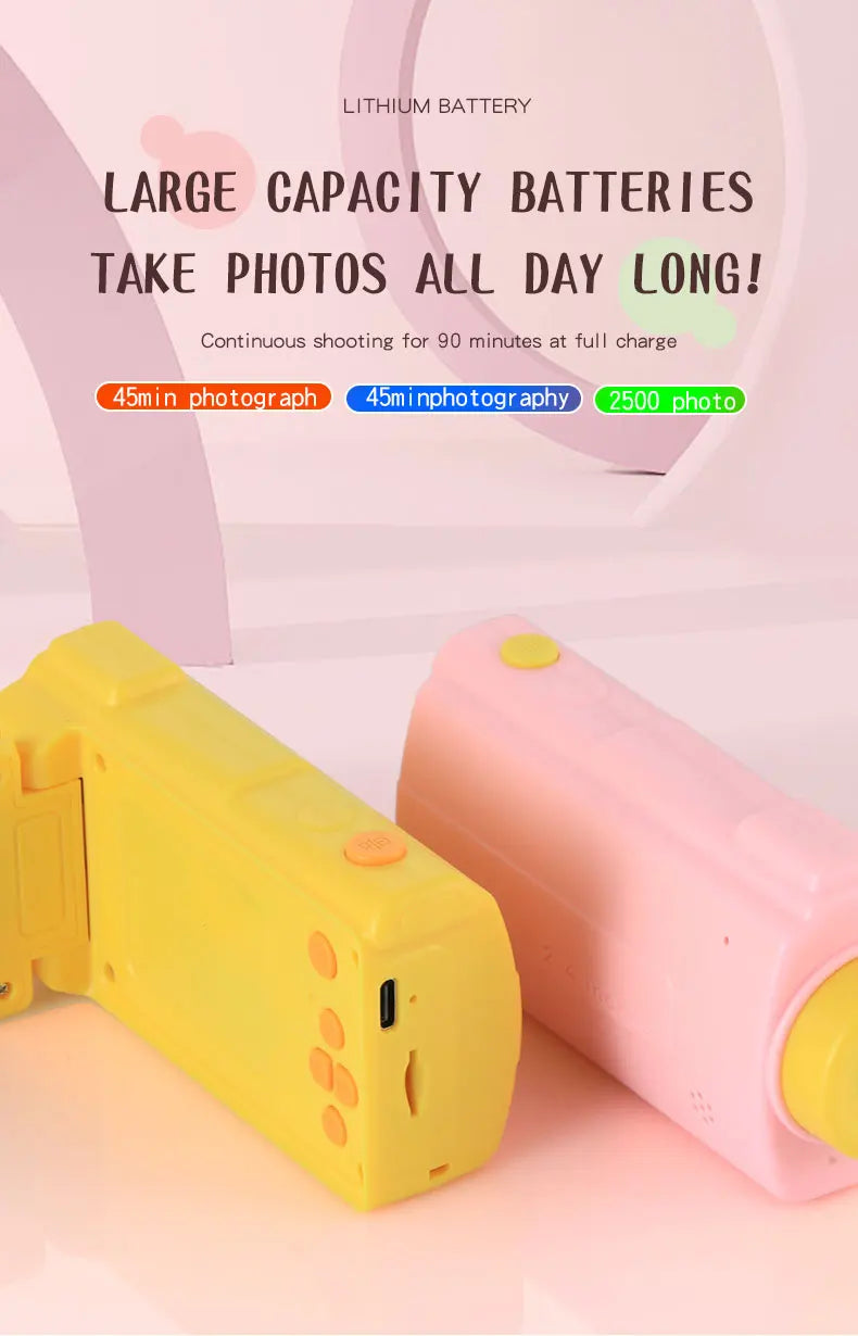 Kids Video Camcorder 1080P 20 MP High Resolution Portable Mini Digital Camera with 2.4 Inch Large Display Screen Birthday Gifts ALPENZO
