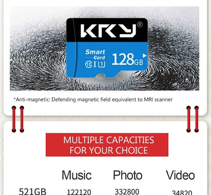 Micro Memory SD Card 128GB 32GB 64GB SD Card SD/TF Flash Card 32 64 128GB Class 10 Memory Card For Phone - ALPENZO