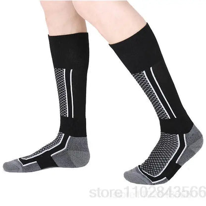 Ski Thermal Socks Men Women Winter Long Warm Compression Socks Ski Hiking Snowboarding Climbing Sports Socks