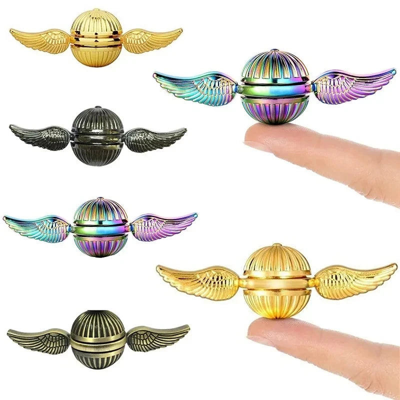 Funny Fidget Spinner Toys Metal Anti Stress Hand Spinner Toys Spinning Gyro Finger Rotation Gyroscope Toy for Kids Adult Gifts ALPENZO