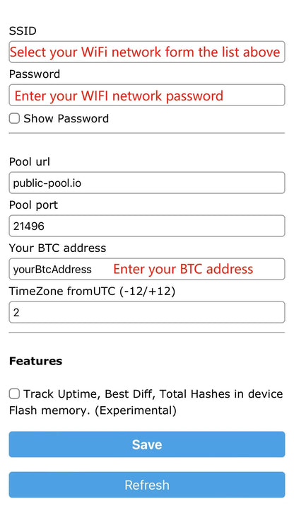 T Display S3 Bitcoin Solo Lottery Miner Nverdminer V2.0 78KH/s Hashrate Upgraded BTC Lotto Machine with Only 1 Watts - ALPENZO