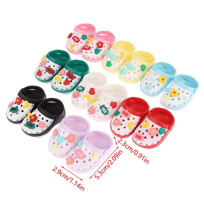 1 Pair For SD Doll For OB11 Doll Slippers Girl Gifts Doll Shoes Dolls Accessories Play House Shark Slippers ALPENZO