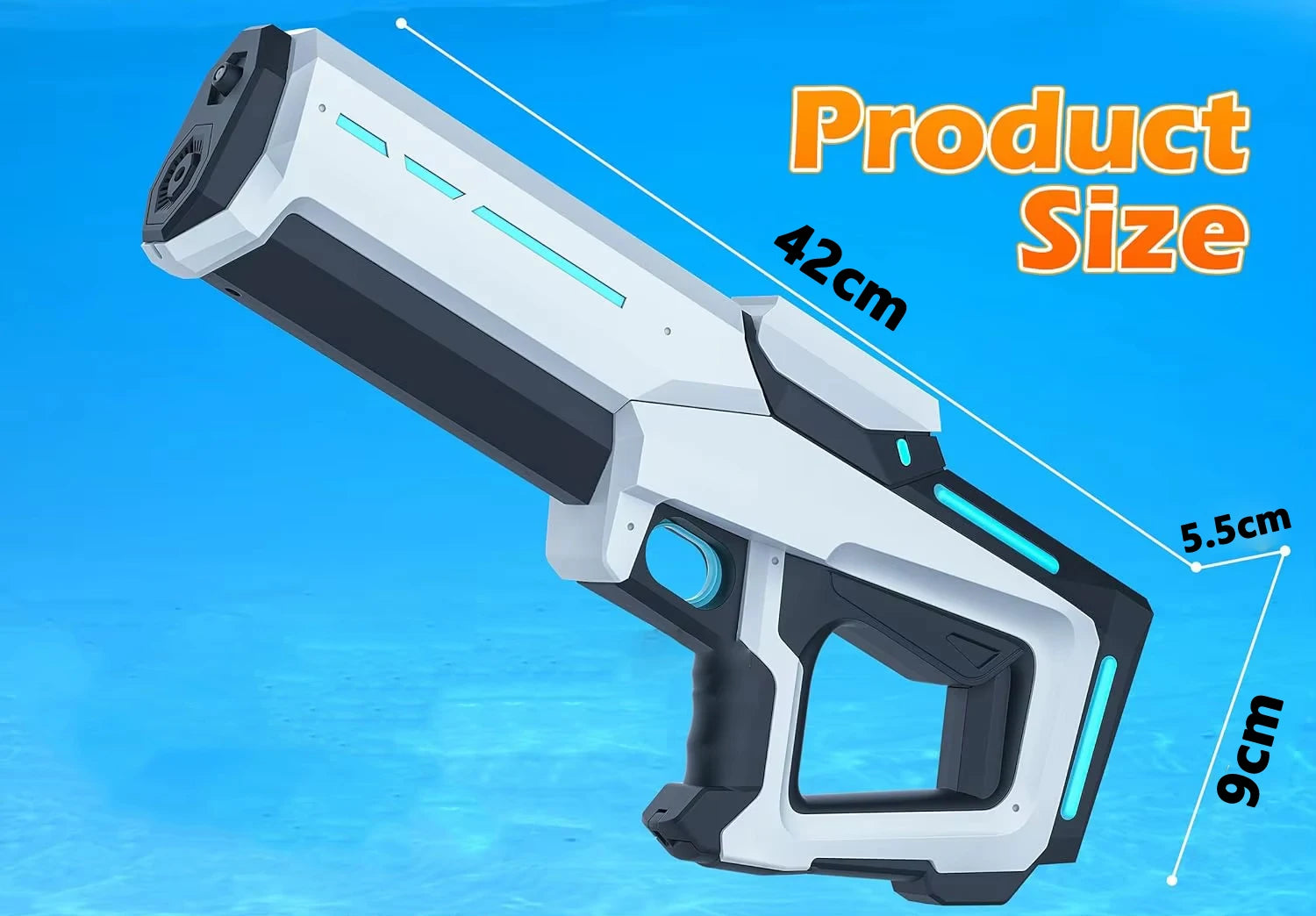 Electric Automatic Water Storage Gun Toys Portable Children Summer Beach Outdoor Fight Fantasy Spray Gun Toys Boy Kid Adult Game ALPENZO
