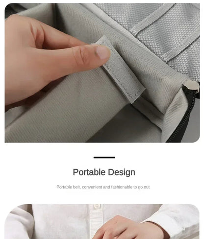 Handheld Digital Bag Multifunctional Large Capacity Moistureproof Mesh Earphone Charger Data Cable USB Travel Protective Case1PC ALPENZO