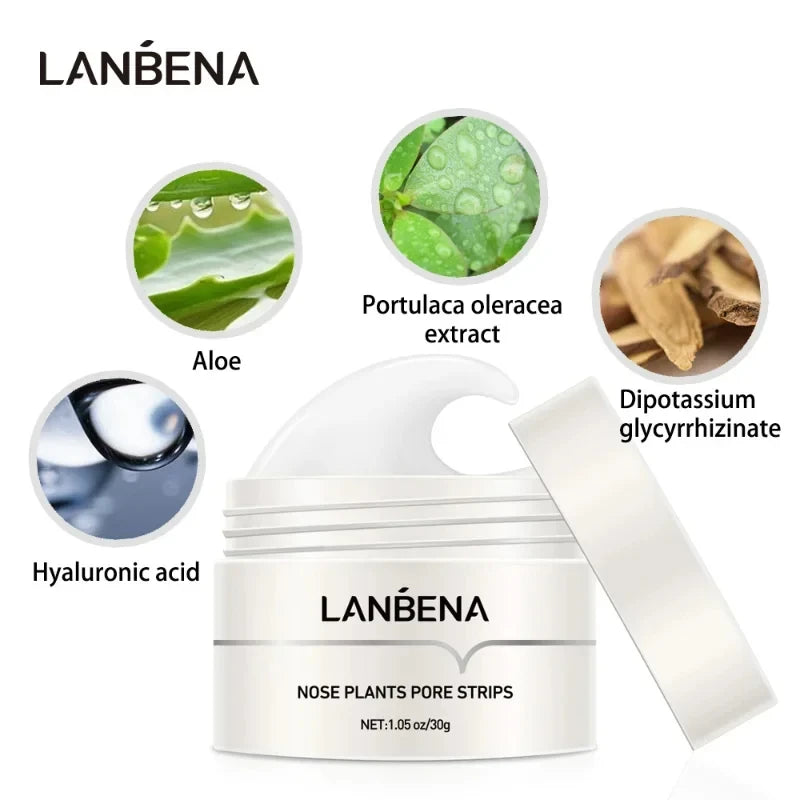 LANBENA Shrink Pore Essence 15ml Blackhead Nasal Black Mask Peeling Acne Treatment Face Serum Moisturizing Firming Skin Care ALPENZO