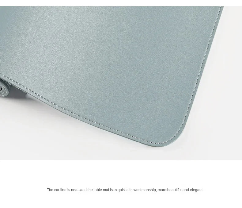 1 Pcs Large Size 60*30mm Office Desk Protector Mat PU Leather Waterproof Mouse Pad Desktop Keyboard Desk Pad Gaming Mousepad ALPENZO
