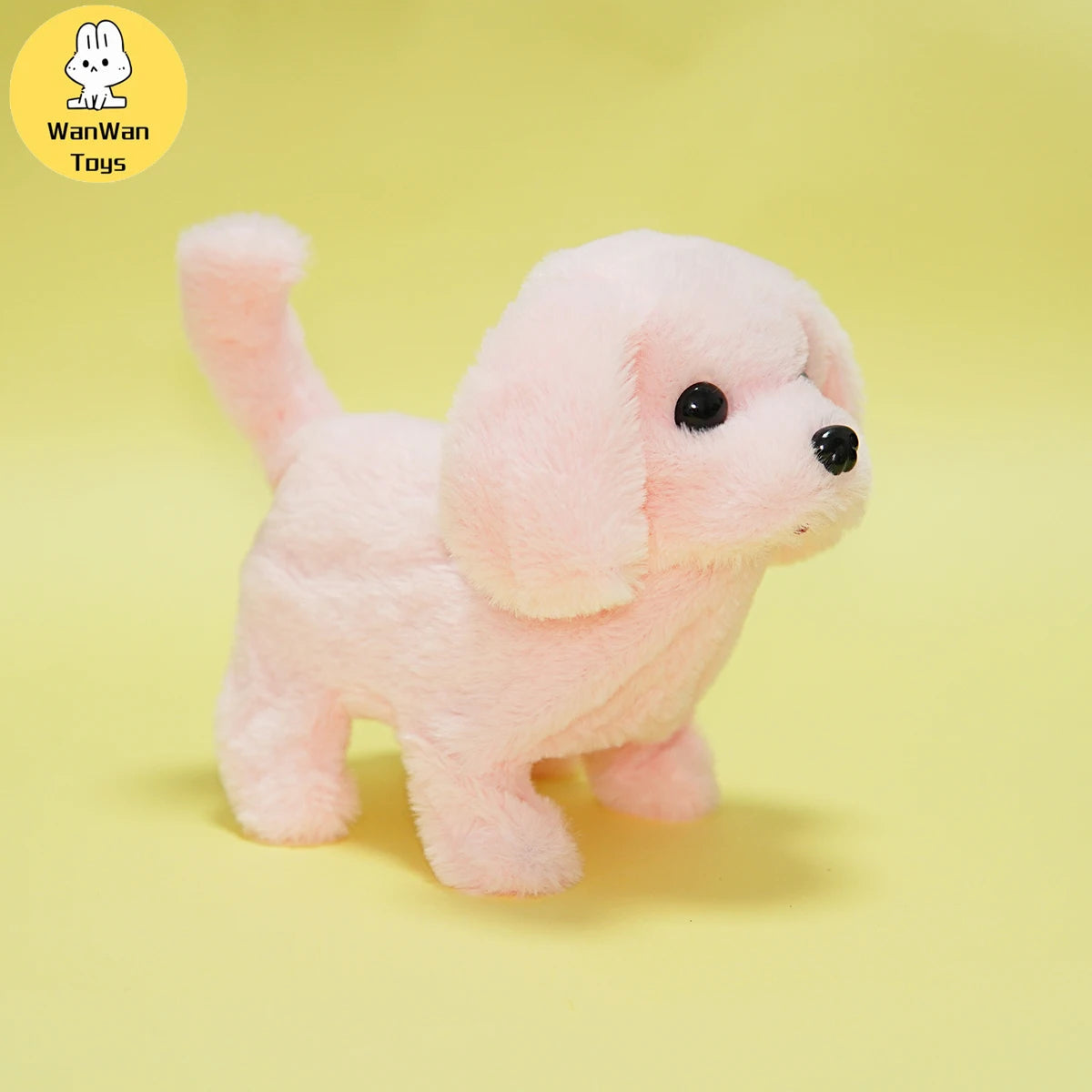 Plush Electric Puppy Simulation Pet Dog Can Walk Teddy Dog Golden Retriever Bichon Frize Dog Children Can Bark Run And Rock ALPENZO