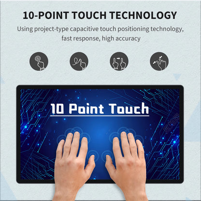 TouchWo 21.5 27 32 Inch Hdmi Touch Screen Pc Touchscreen Monitor Android11/Window 10 Tablet Industrial All In One Pc With Wifi - ALPENZO
