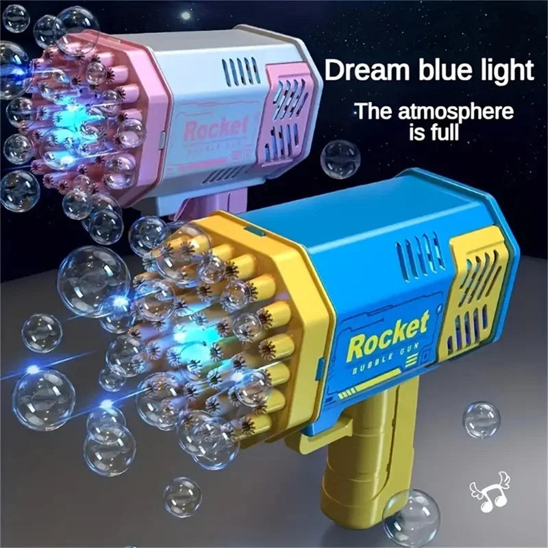 40 Hole Rocket Launcher Bubble Machine CHILDREN'S Bubble Gun Toy [Without Bubble Water] ALPENZO