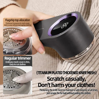 Portable Hair Ball Trimmer Home Clothes Shaving Machine Pill Removal Tool Shaver Lint Remover For Sweater USB Rechargeable - ALPENZO