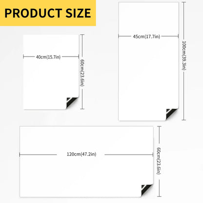 Magnetic Dry Erase Chalkboard Paper Soft Whiteboard Contact Paper Wall Sticker Graffiti Sticker For Work At Home Office/Teaching ALPENZO