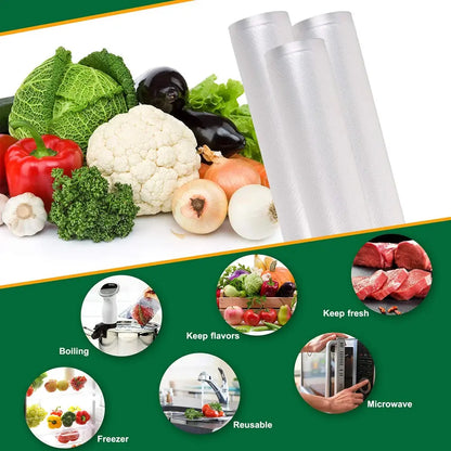 Sous Vide Roll Bags For Vacuum Packing Machine Packaging Food Storage Vacuum Bags for Vacuum Sealer length is 300CM - ALPENZO