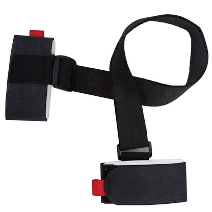 Nylon Skiing Bags Adjustable Pole Shoulder Hand Carrier Lash Handle Straps Porter Hook Loop Protecting For Ski Snowboard