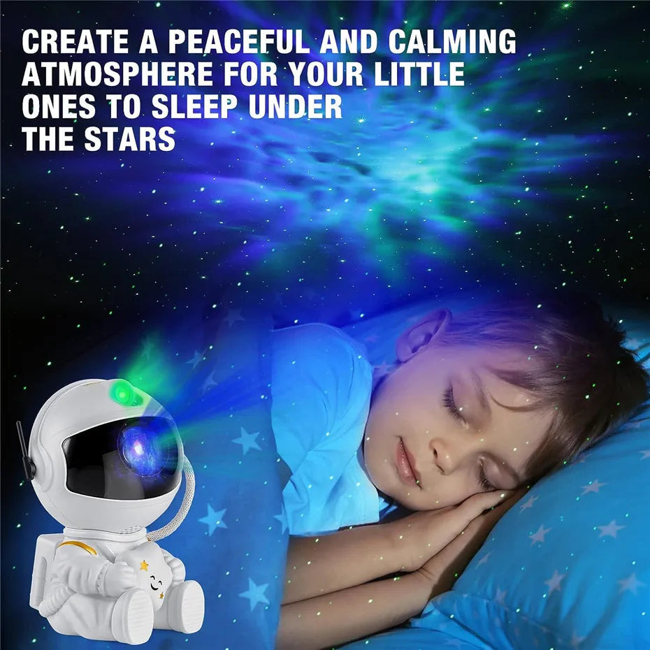 Galaxy Star Astronaut Projector Light Starry Sky Porjectors Lamp Decoration Bedroom Room Nebula LED Night Light Children Gifts ALPENZO