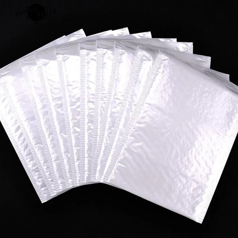 10-50Pcs Bubble Envelopes White Foam Shipping Bags Poly Bubble Mailers Pad Self Seal Packing Bags 11cm 15cm 23cm Wholesale ALPENZO