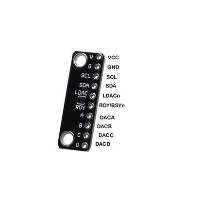 MCP4728 12 Bit Quad Digital to Analog Converter with EEPROM Memory DAC Breakout Sensor Module I2C Interface Low Power GY-MCP4728 ALPENZO