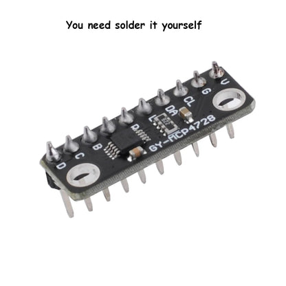 MCP4728 12 Bit Quad Digital to Analog Converter with EEPROM Memory DAC Breakout Sensor Module I2C Interface Low Power GY-MCP4728 ALPENZO