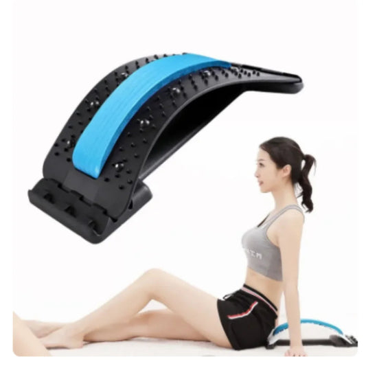 Back Stretcher Multi-Level Adjustable Massager Waist Neck Fitness Lumbar Cervical Spine Cervical Spine Support ALPENZO