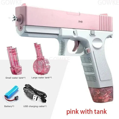 Summer Water Gun non Electric Pistol High-pressure Full Automatic Shooting Water Beach Toy Gun For kid Children Boys Girls ALPENZO