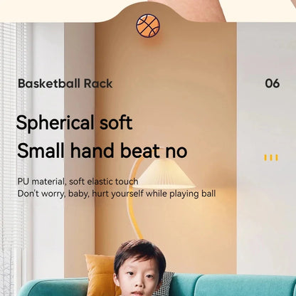 Foam Basketball Kids Silent Basketball Bouncing Mute Silent Ball Bounce Squeezable Mute Bouncing Basketball