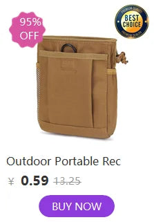 Tactical Pouch MOLLE Pouch EDC Bag Accessory Utility Pouch Multi-function Tool Bags Vest Accessory Bag Multi-function Sundry Bag