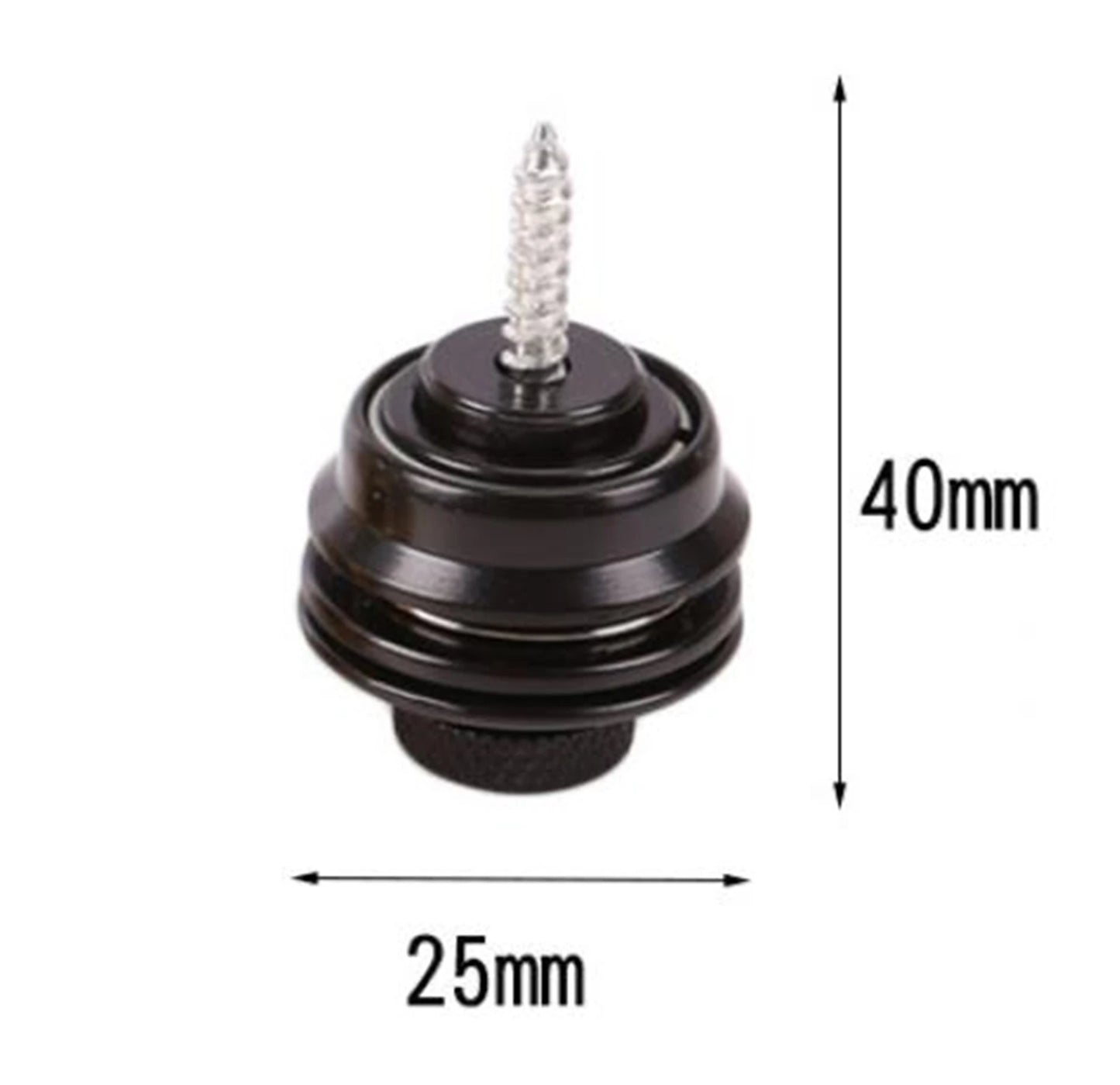 Miwayer Guitar Strap Lock 1 PCS Heavy Duty Metal Button Security Straplock for Electric Acoustic Guitar Bass Ukulele