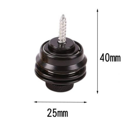Miwayer Guitar Strap Lock 1 PCS Heavy Duty Metal Button Security Straplock for Electric Acoustic Guitar Bass Ukulele