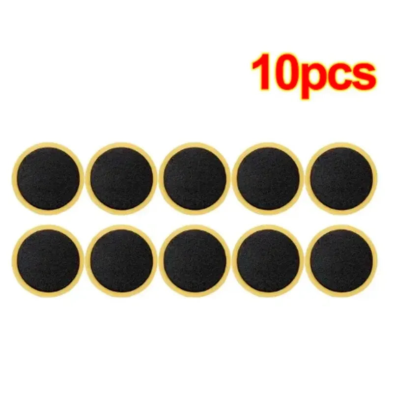 50/30/20/10PCS Bicycle Glue-free Tire Patches Tool Quick Repairing Tyre Protection Patch Adhesive Quick Drying Bike Accessories